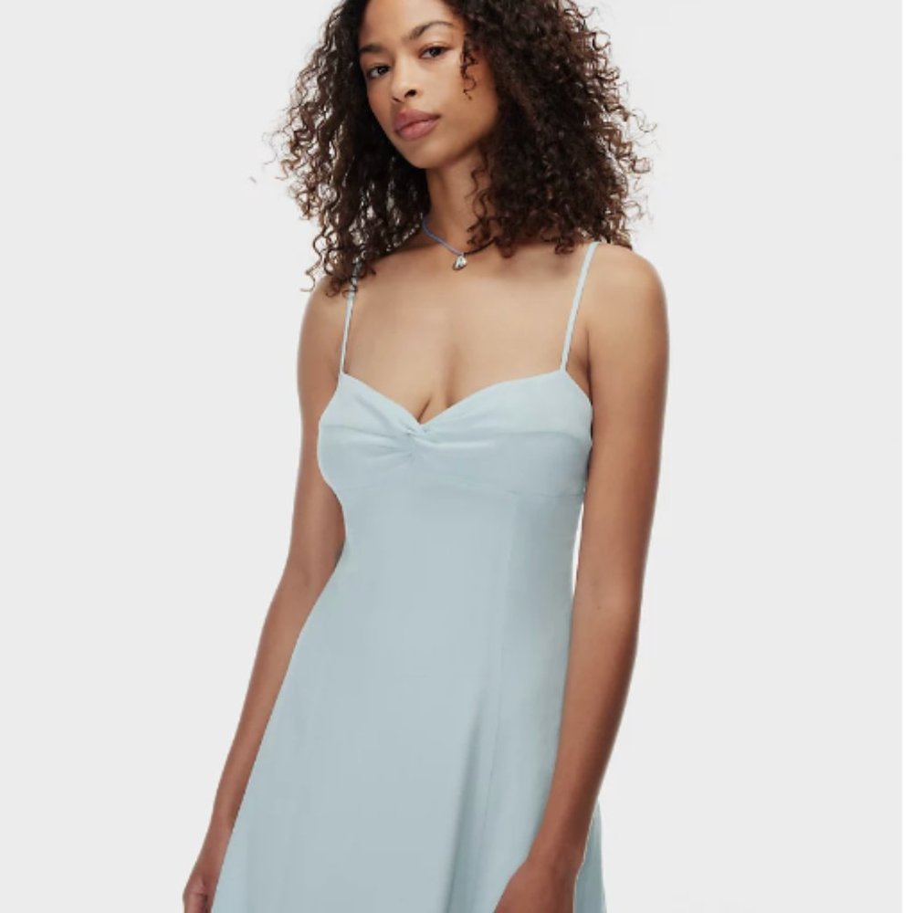 Aritzia x Wilfred City Lights Dress in Blue, Size 4